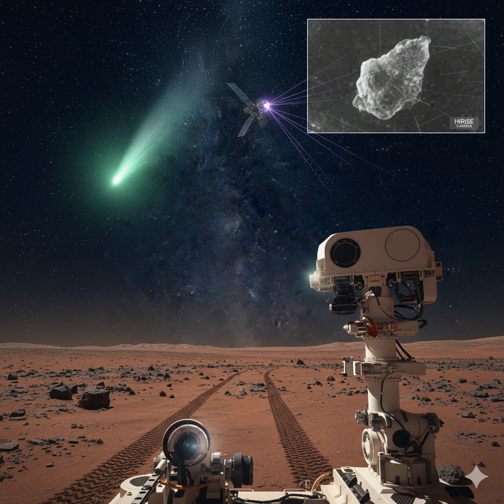 Close-Up from Mars: NASA’s Spacecraft Capture Interstellar Comet 3I/ATLAS