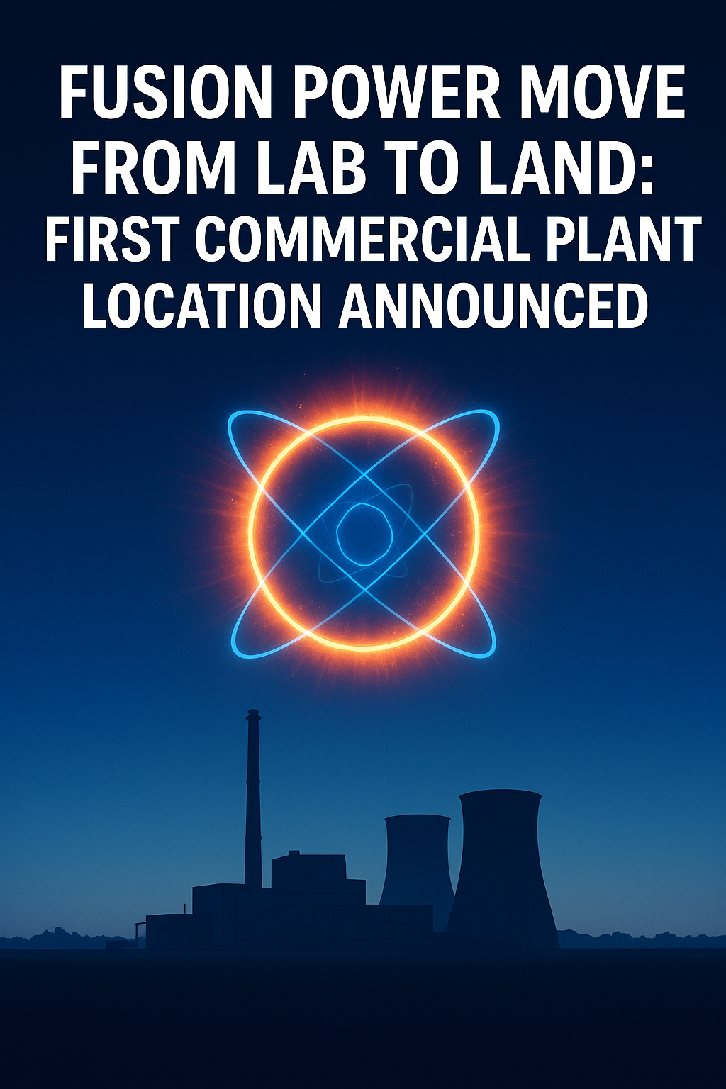 Fusion Power Moves from Lab to Land: First Commercial Plant Location Announced