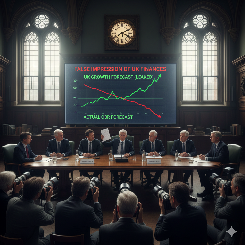 Budget Watchdog Complains to Treasury Over Leaks, Citing “False Impression” of UK Finances