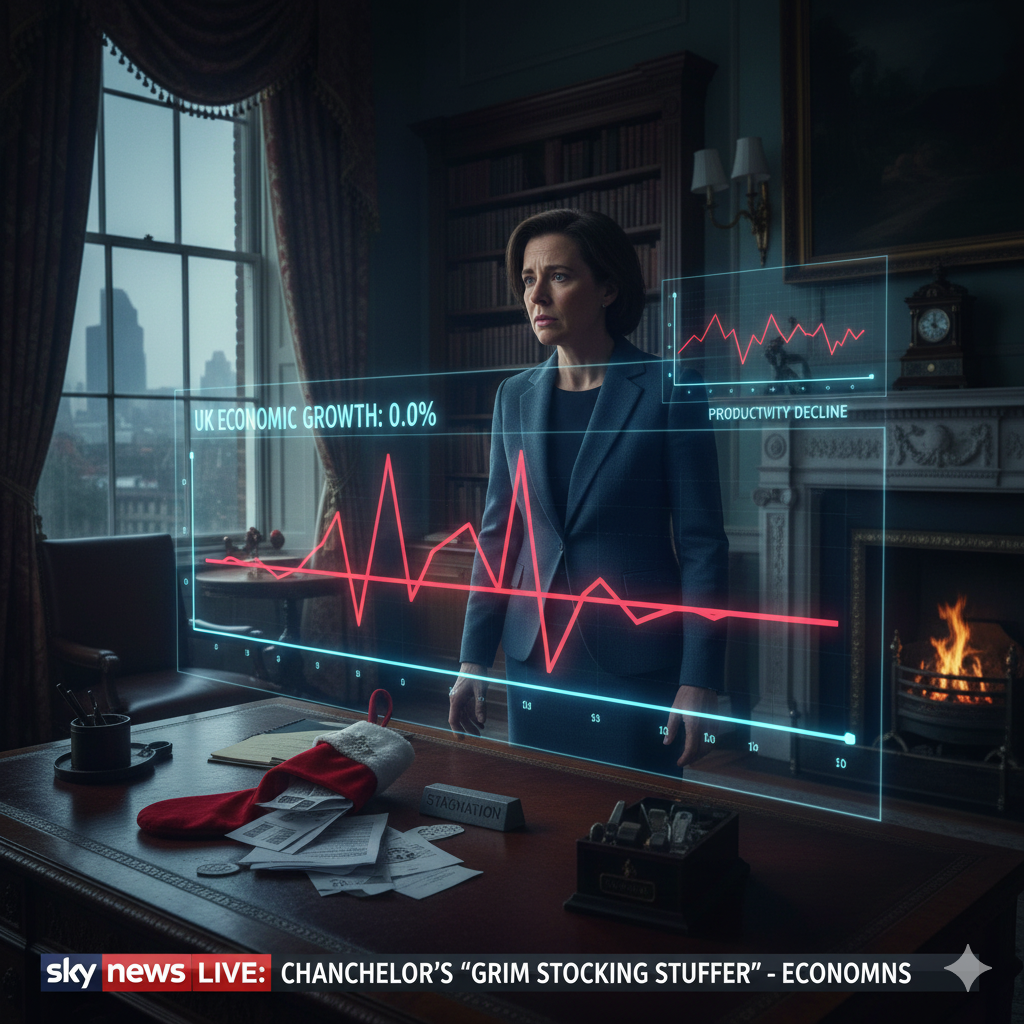 Grim Stocking Stuffer”: Reeves Confronts Stagnant Economy Amid Calls for 2026 Investment Surge