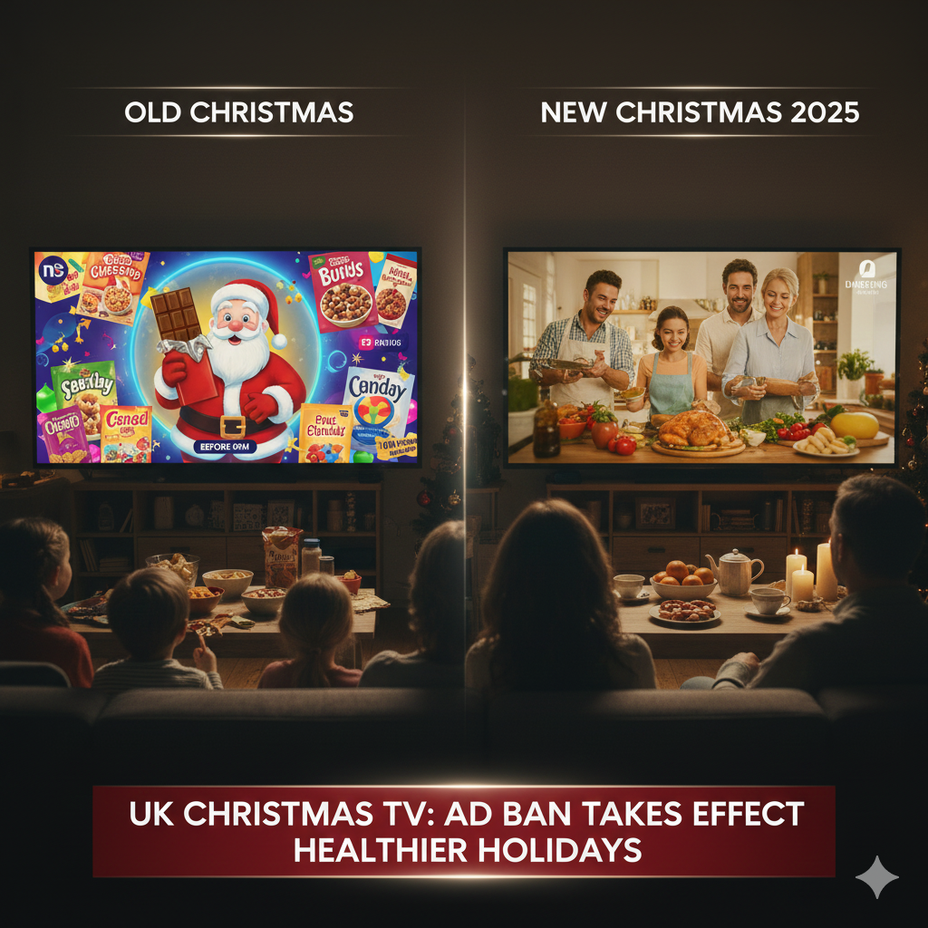 Silent Nights for Sugary Treats: UK Christmas TV Sees First-Ever Junk Food Ad Ban Bite