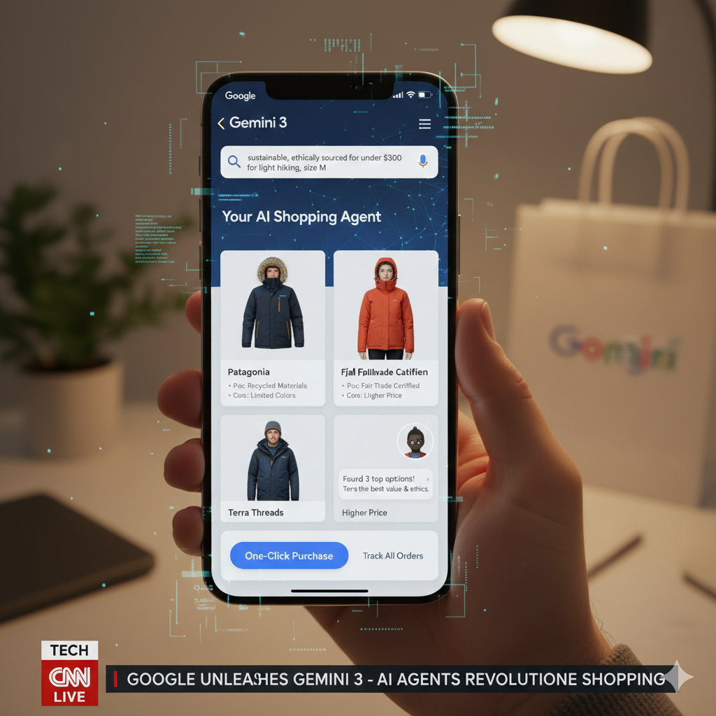 Google’s “Gemini 3” Unleashes Autonomous Shopping: Your Personal AI Agent Takes Over Your Wishlist