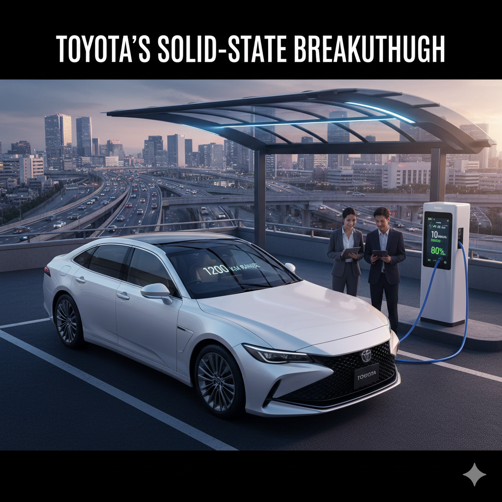 Toyota’s Solid-State Breakthrough: 1,200km on a 10-Minute Charge