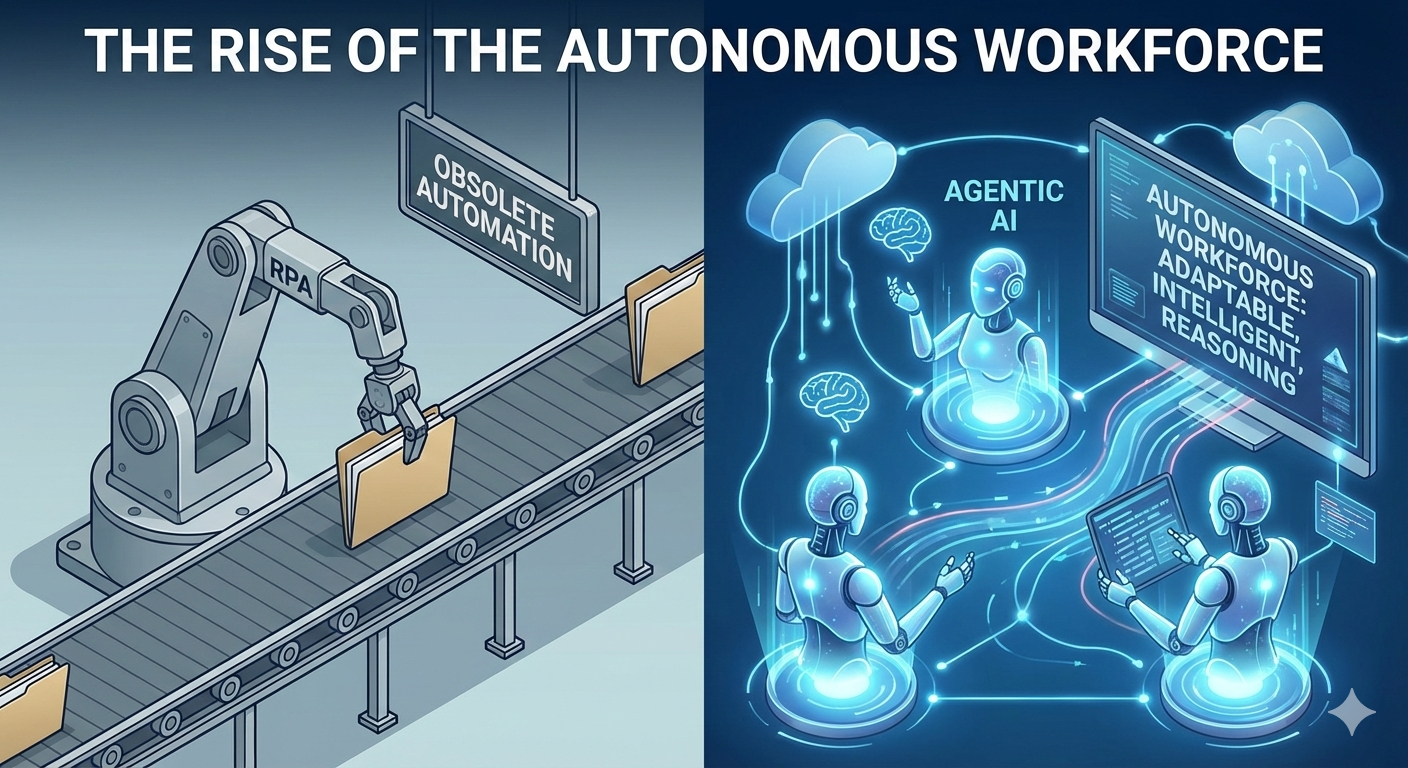 The Rise of the Autonomous Workforce: Agentic AI Replaces RPA