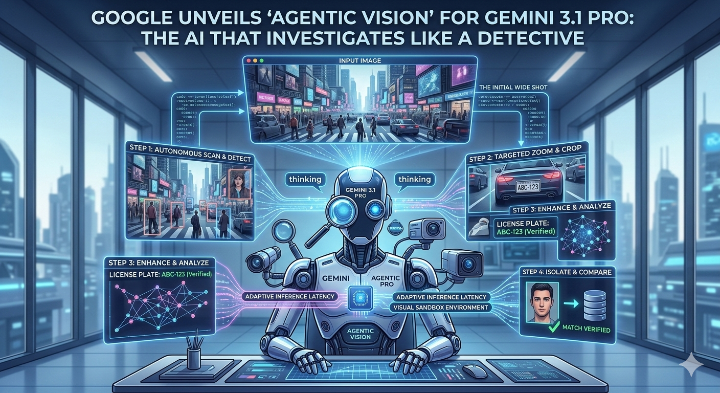 Google Unveils ‘Agentic Vision’ for Gemini 3.1 Pro: The AI That Investigates Like a Detective