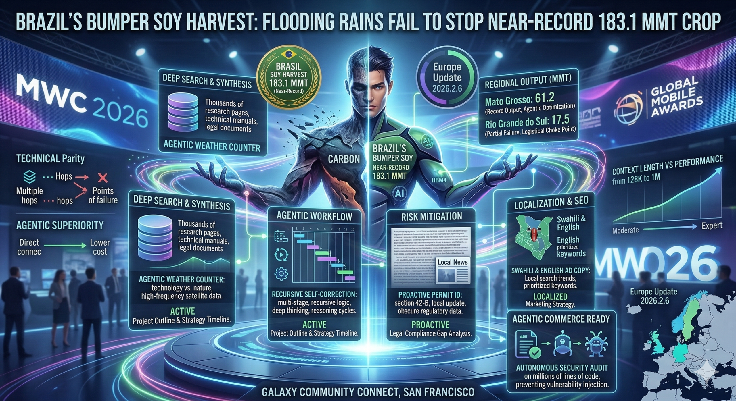 Brazil’s Bumper Soy Harvest: Flooding Rains Fail to Stop Near-Record 183.1 MMT Crop