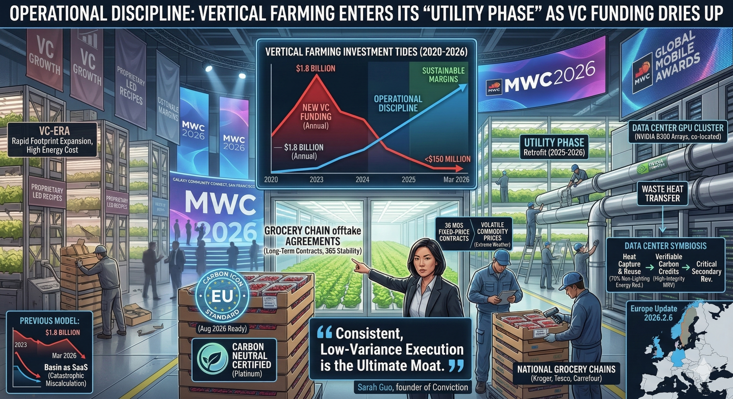 Operational Discipline: Vertical Farming Enters its “Utility Phase” as VC Funding Dries Up