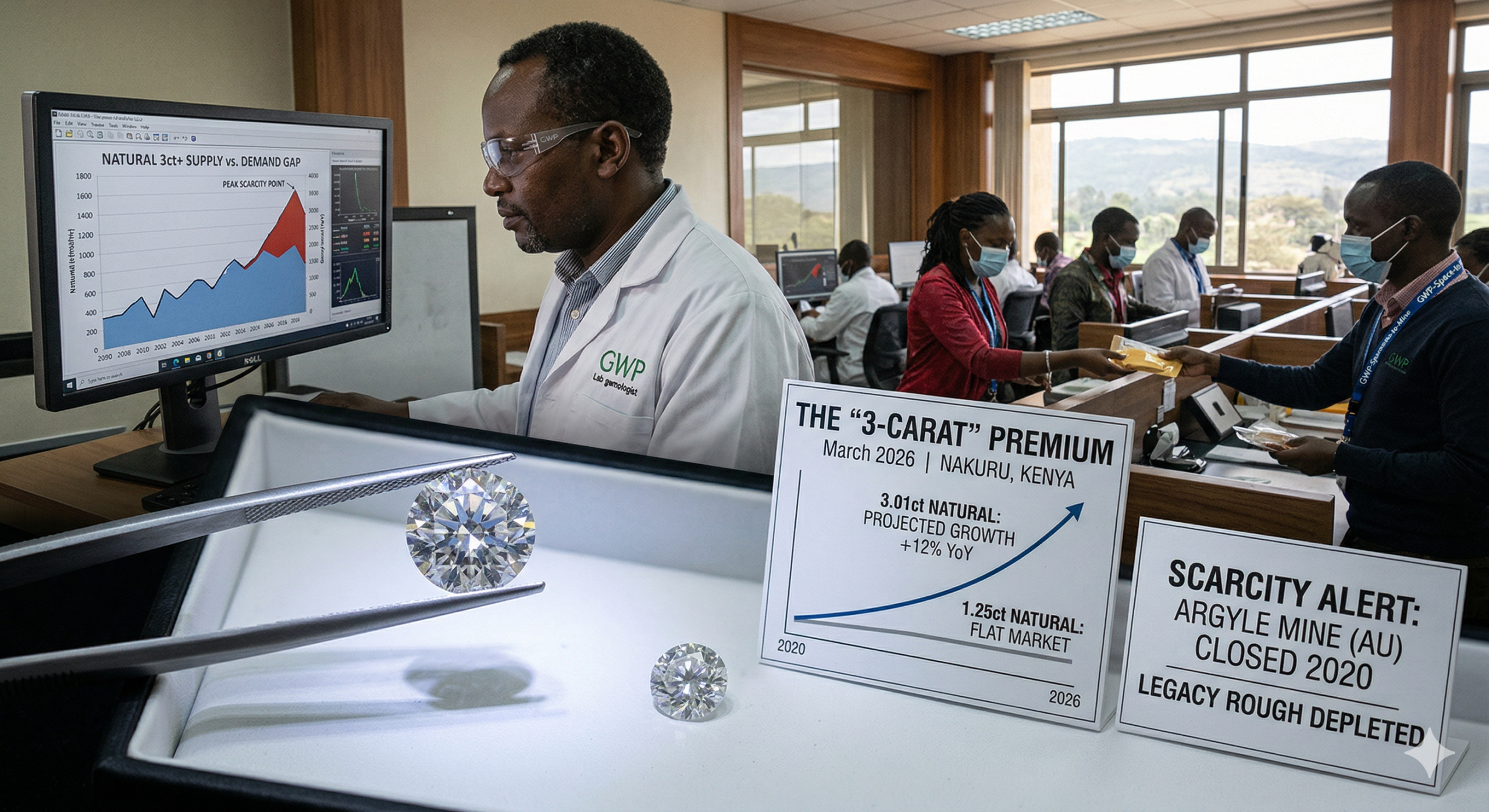 The 3-Carat Premium Why a Scarce Natural Diamond is Defying the 2026 Downturn
