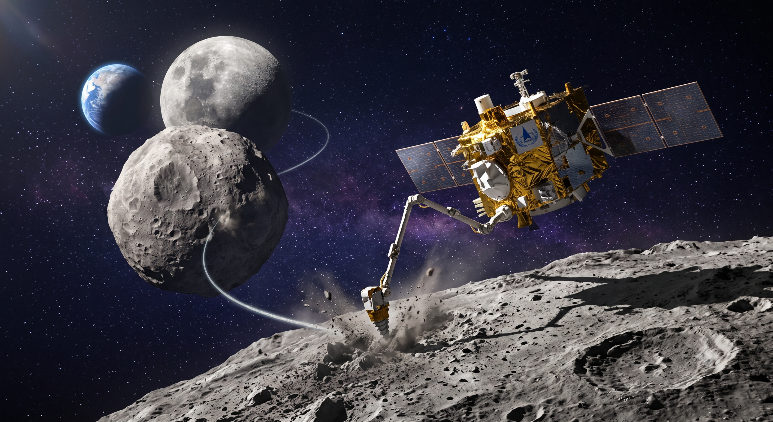 Lunar Relic Hunt: China’s Tianwen-2 Closes In on Moon-Fragment Asteroid